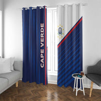 Cape Verde Football Window Curtain Unique Style - Wonder Print Shop