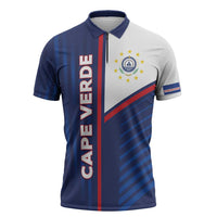 Custom Cape Verde Football Zipper Polo Shirt Unique Style - Wonder Print Shop
