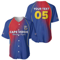 Custom Cape Verde Football Baseball Jersey Blue Sharks Make History - Wonder Print Shop