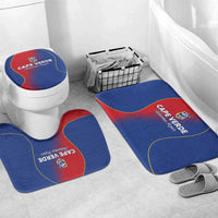 Cape Verde Football Bathroom Set Blue Sharks Make History - Wonder Print Shop