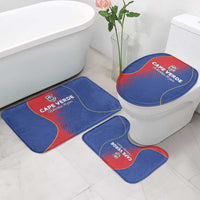 Cape Verde Football Bathroom Set Blue Sharks Make History - Wonder Print Shop