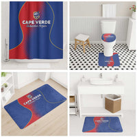 Cape Verde Football Bathroom Set Blue Sharks Make History - Wonder Print Shop
