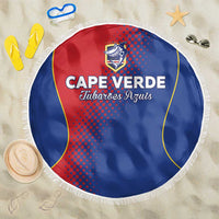 Cape Verde Football Beach Blanket Blue Sharks Make History - Wonder Print Shop