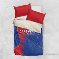 Cape Verde Football Bedding Set Blue Sharks Make History - Wonder Print Shop