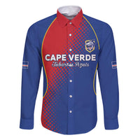 Custom Cape Verde Football Family Matching Long Sleeve Bodycon Dress and Hawaiian Shirt Blue Sharks Make History - Wonder Print Shop