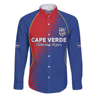 Custom Cape Verde Football Family Matching Short Sleeve Bodycon Dress and Hawaiian Shirt Blue Sharks Make History - Wonder Print Shop