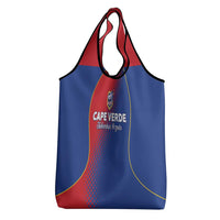Cape Verde Football Grocery Bag Blue Sharks Make History - Wonder Print Shop