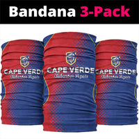 Cape Verde Football Neck Gaiter Blue Sharks Make History - Wonder Print Shop