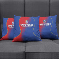 Cape Verde Football Pillow Cover Blue Sharks Make History - Wonder Print Shop