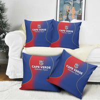 Cape Verde Football Pillow Cover Blue Sharks Make History - Wonder Print Shop