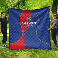 Cape Verde Football Quilt Blue Sharks Make History - Wonder Print Shop