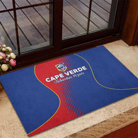 Cape Verde Football Rubber Doormat Blue Sharks Make History - Wonder Print Shop