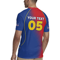 Custom Cape Verde Football Rugby Jersey Blue Sharks Make History - Wonder Print Shop