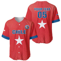 Custom Chile Star Football Baseball Jersey Vamos La Roja