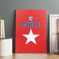 Chile Star Football Canvas Wall Art Vamos La Roja