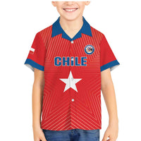 Custom Chile Star Football Family Matching Mermaid Dress and Hawaiian Shirt Vamos La Roja