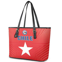 Chile Star Football Leather Tote Bag Vamos La Roja