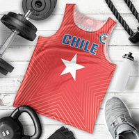 Custom Chile Star Football Men Tank Top Vamos La Roja