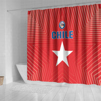 Chile Star Football Shower Curtain Vamos La Roja