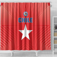 Chile Star Football Shower Curtain Vamos La Roja