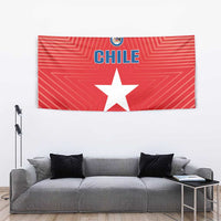 Chile Star Football Tapestry Vamos La Roja