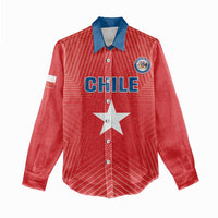Custom Chile Star Football Women Casual Shirt Vamos La Roja