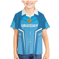 Custom Uruguay Football Family Matching Mermaid Dress and Hawaiian Shirt Unique Style