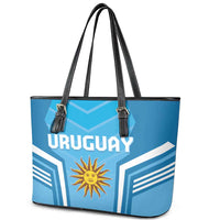 Uruguay Football Leather Tote Bag Unique Style