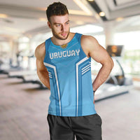 Custom Uruguay Football Men Tank Top Unique Style