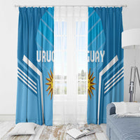 Uruguay Football Window Curtain Unique Style