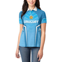 Custom Uruguay Football Women Polo Shirt Unique Style
