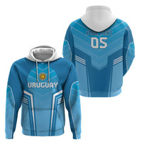 Custom Uruguay Football Zip Hoodie Unique Style