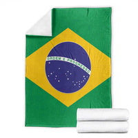 Brazil Football Blanket Flag Style