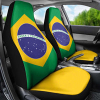 Brazil Football Car Seat Cover Flag Style