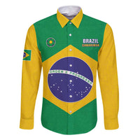 Custom Brazil Football Family Matching Summer Maxi Dress and Hawaiian Shirt Flag Style