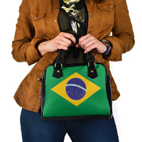 Brazil Football Shoulder Handbag Flag Style