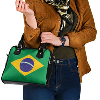 Brazil Football Shoulder Handbag Flag Style