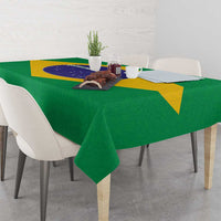 Brazil Football Tablecloth Flag Style