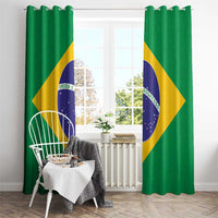 Brazil Football Window Curtain Flag Style