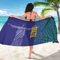 Brazil Football Sarong With Leopard Pattern