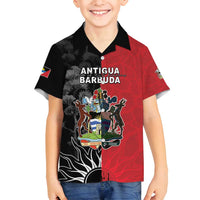 Personalized Antigua and Barbuda Family Matching Puletasi and Hawaiian Shirt Land Of 365 Beaches