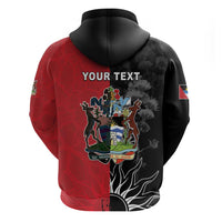 Personalized Antigua and Barbuda Zip Hoodie Land Of 365 Beaches