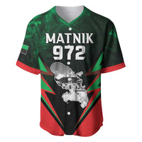 Personalized Martinique 972 Baseball Jersey Matnik Map
