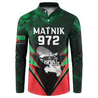 Personalized Martinique 972 Button Sweatshirt Matnik Map