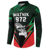 Personalized Martinique 972 Button Sweatshirt Matnik Map