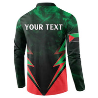 Personalized Martinique 972 Button Sweatshirt Matnik Map