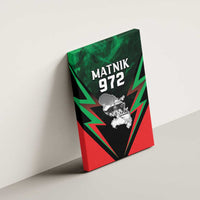 Martinique 972 Canvas Wall Art Matnik Map