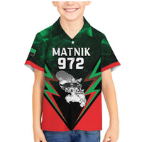 Personalized Martinique 972 Family Matching Mermaid Dress and Hawaiian Shirt Matnik Map