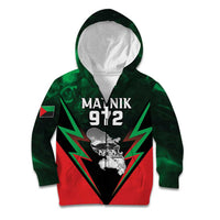 Personalized Martinique 972 Kid Hoodie Matnik Map