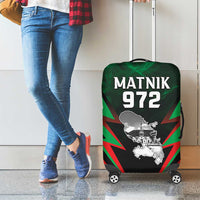 Martinique 972 Luggage Cover Matnik Map